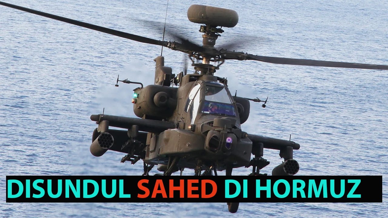 Apache Rontok, AS Kembali Gempur Iran