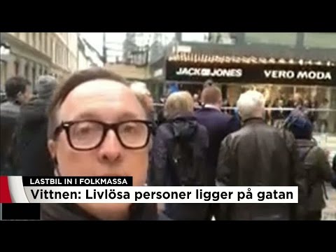 "Man håller på med upplivningsförsök" - Nyheterna (TV4)