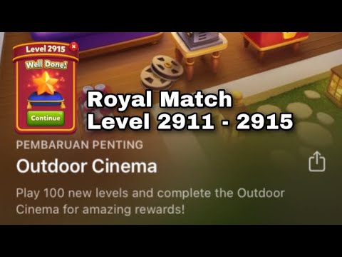 Royal Match Level 2911 - 2912- 2913 - 2914 - 2920 | Hard Level League Team Battle 👑