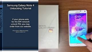 Unlock Samsung Galaxy Note 4 - Factory Unlock in minutes!