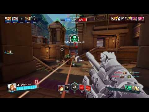 Paladins gameplay - New skin for Tyra - Primal Court (Onslaught)