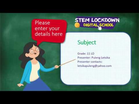 Grade 11 LO 21 April 2020