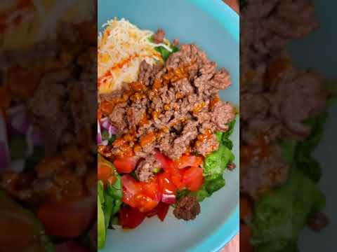 Simple Taco Salad LOW CARB