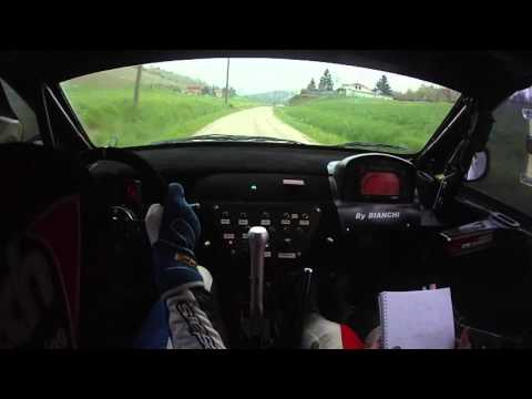 Cameracar Rally del Tartufo 2016 Bianchi-Grimaldi Lancer R4 vincitori assoluti - PS 8