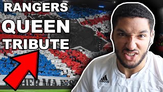 American Reacts to RANGERS FC QUEEN TRIBUTE (Rangers Tribute to the Queen)