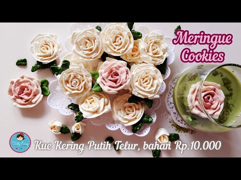 Wie man Baiser-Keks macht | Eiweißplätzchen | Baiserplätzchen | Cookies Rezept