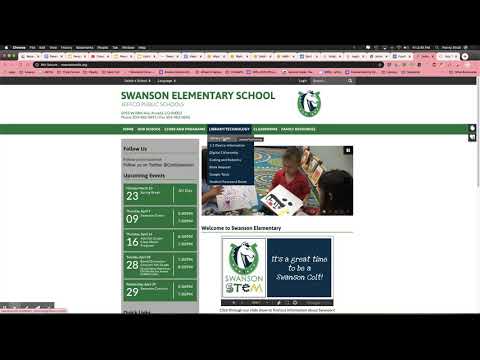 Access Google Meet From the Swanson Homepage