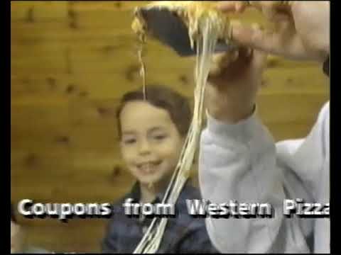 Western Pizza Regina - vintage SK commercial