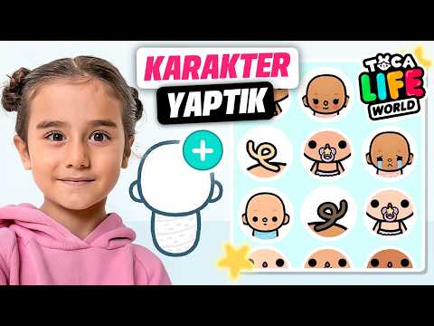 TOCA LİFE WORLD'DE KARAKTER YAPTIK!? @GamzeKarta  ​