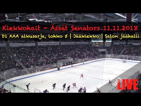 🔴 LIVE | SU | Kiekkohait - Ässät Senators | 11.11.2018