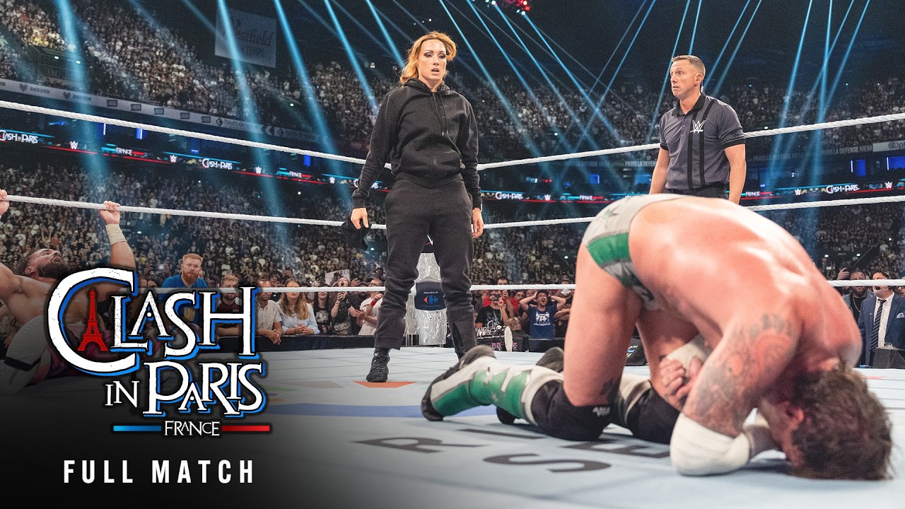 FULL MATCH: Seth Rollins vs. LA Knight vs. Jey Uso vs. CM Punk | World Title: Clash in Paris 2025