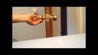 How To Install A Door Knob Or Replace An Interior Door Knob
