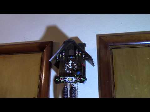 Anton Schneider Cuckoo Clock with animated chimney sweeper