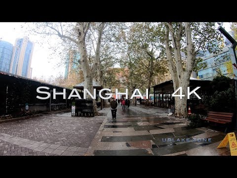 [4K] Caminhada de Xangai | Templo de Jing'an e Nanjing West Road | Xangai | China