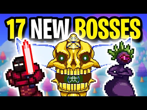 This Terraria Mod has 17 BOSSES...