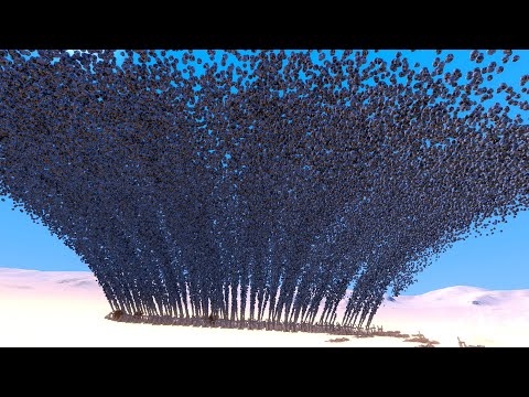 1000x Catapult vs 10000 WW2 Soldiers  Ultimate Epic Battle Simulator