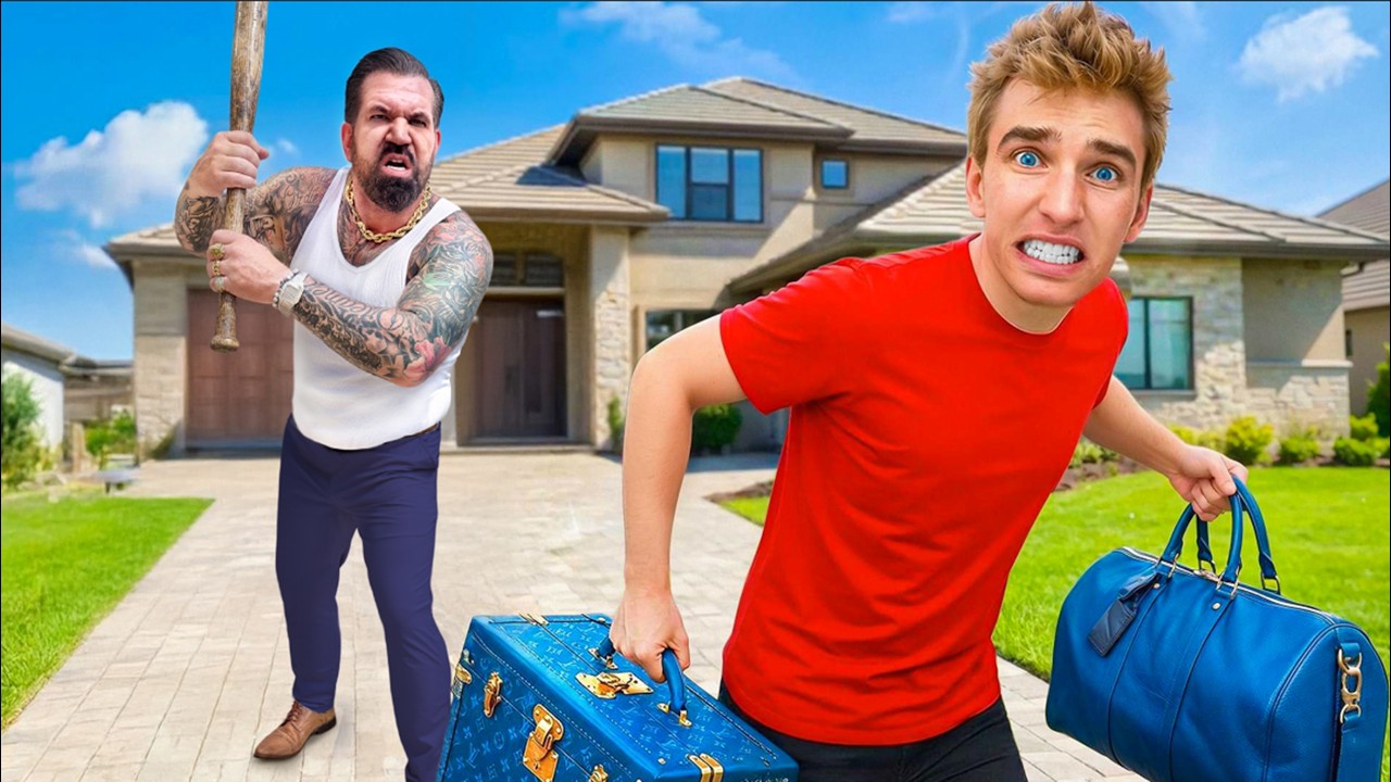 WORLD'S STRONGEST DAD KICKED ME OUT!!