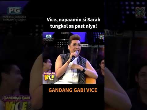 Gandang Gabi Vice: Vice, napaamin si Sarah tungkol sa past nya! #Shorts