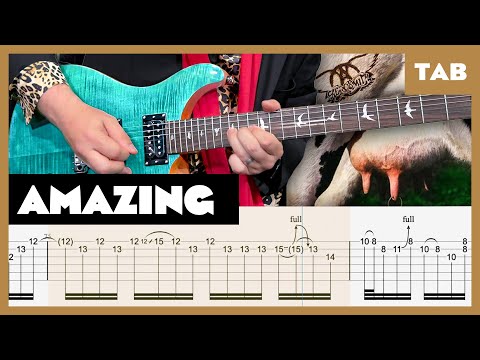 Aerosmith - Amazing | Guitar Tab | Lesson | Cover | Tutorial | PRS