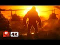 Kong Skull Island 2017 4K Kong Vs Helicopters Scene Movieclips