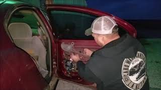 Changing the Window Regulator and Motor in a GM N body.
