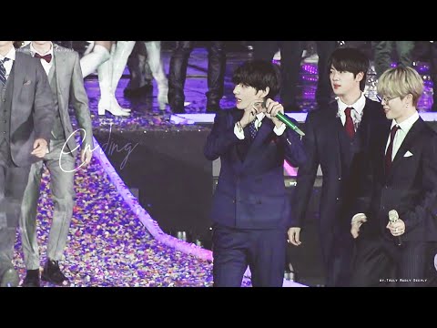 191227 가요대축제 - Ending full focus of V 태형김태형 방탄소년단 뷔