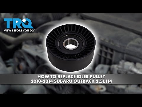 How to Replace Idler Pulley 2010-2014 Subaru Outback 2.5L H4
