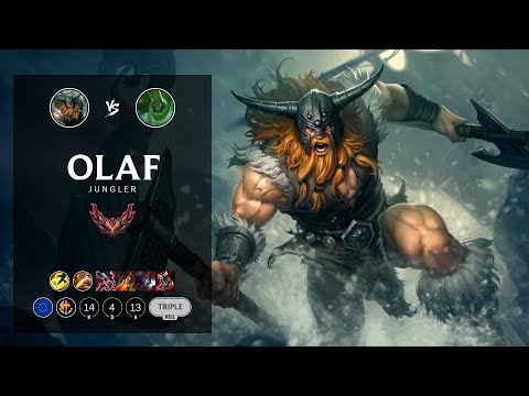 Olaf Jungle vs Zac - EUW Grandmaster Patch 12.6
