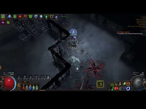 poe agony jugg T16 tower 100% delirium rare map
