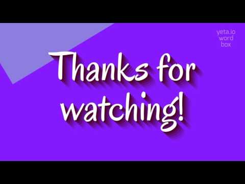 How to say "hauger"! (High Quality Voices)