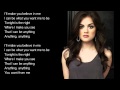 Lucy Hale Make You Believe HQ