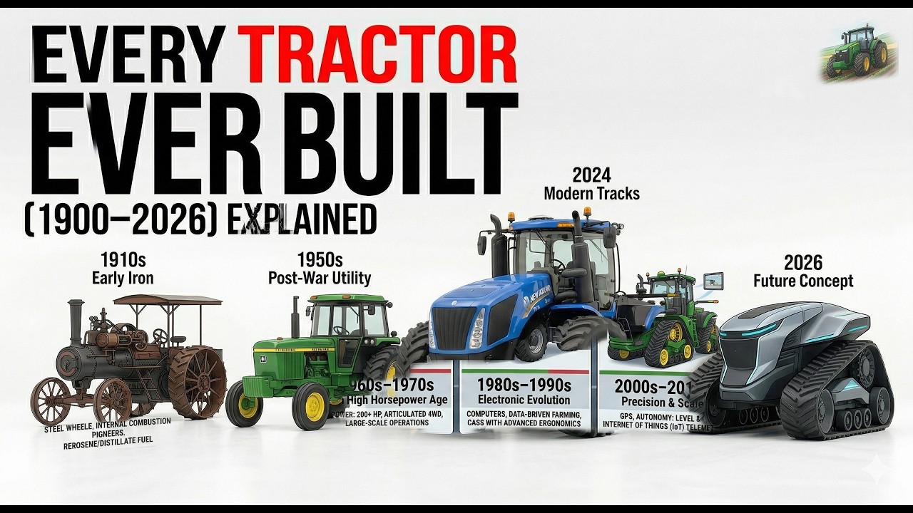 Every Tractor Ever Built 1900–2026