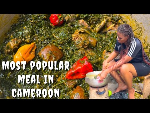 HOW TO COOK TRADITIONAL AUTHENTIC WATERFUFU & ERU || ERU RECIPE #erurecipe #cameroonianfood