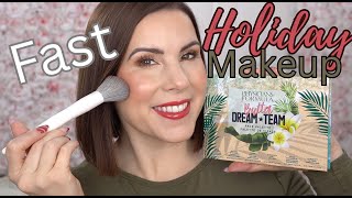 10-minute Festive Christmas Makeup!