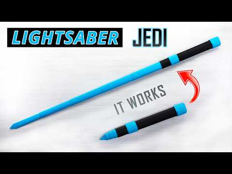 Jedi Approved Paper Craft - Foldable Lightsaber Tutorial