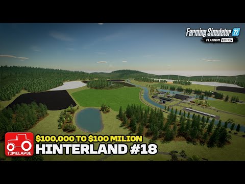 EXTENDING AND CREATING NEW FIELDS!! [Hinterland $100,000 To $100 Million] FS22 Timelapse # 18