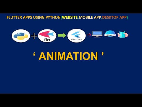 Flet Animation Animasyon Build Flutter Apps With Python Python Flutter