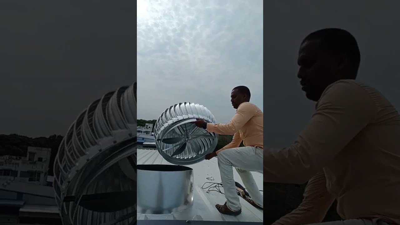 Roof Ventilation Fixing #fabrication #welding #Ventialtion Fan # Tech fab