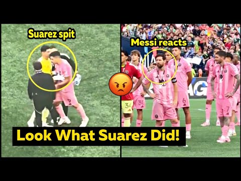 Lo sputo di Suarez scatena il caos mentre MESSI evita la rissa nella finale Sounders-Inter Miami
