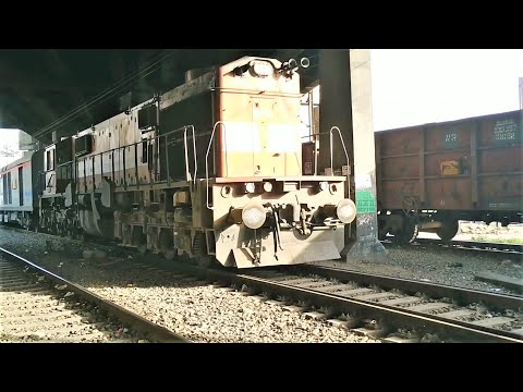(12355) Archana Express (Rajendra Nagar Patna - Jammu Tawi) With (SPJ) WDM3D Locomotive.! Video