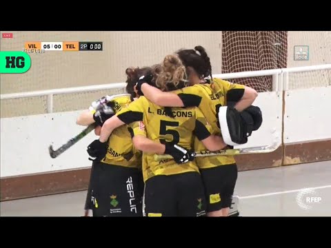 Highlights CP Vila-Sana 5-0 Telecable HC | Ok Liga Fem 21/22 | J9