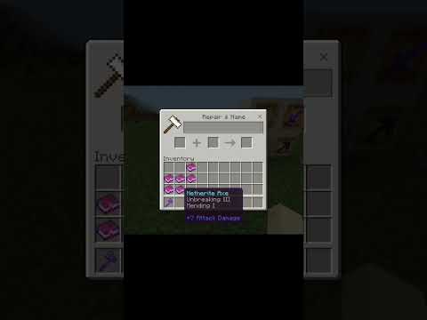 Mr. Hellion - How To Make Axe Overpowered || Best Enchantments For Axe ||Minecraft PE #shorts