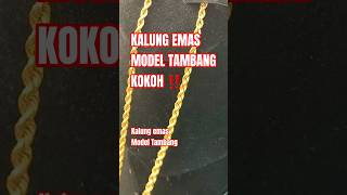 Download lagu Kalung emas model tambang, hampir mirip pelintir namun lebih kokoh dan cocok untuk pria dan wanita mp3 Download lagu Kalung emas model tambang, hampir mirip pelintir namun lebih kokoh dan cocok untuk pria dan wanita mp3