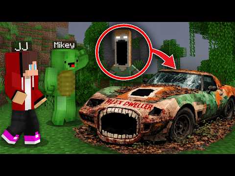 JJ and Mikey Found Abandoned Alex Dweller Car in Minecraft !? Maizen