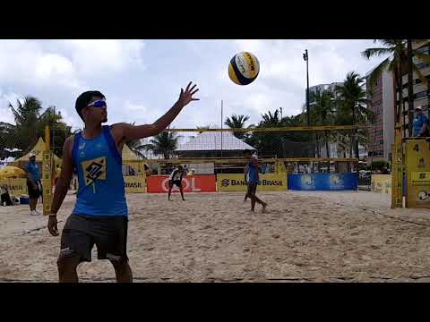 ARTHUR/MS e ADRIELSON/PR 2 x 0 RENATO/PB e RAFAEL/PB