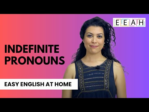 Pre-intermediate English #23: Indefinite Pronouns: Someone, Anyone | Easy English at Home