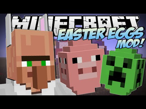 Minecraft | EASTER EGGS MOD (Lucky Egg Hunt!) | Mod Showcase