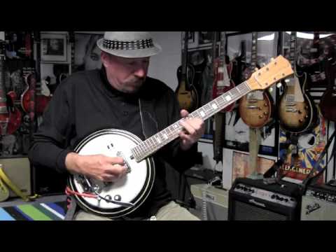 ULTRA RARE!! 1 Year Only -  1968 Kawai, Splendor, Winston, Banjo Shaped Electric Guitar CB-2V! image 10