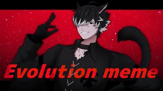 Evolution meme｜⚠︎Flash