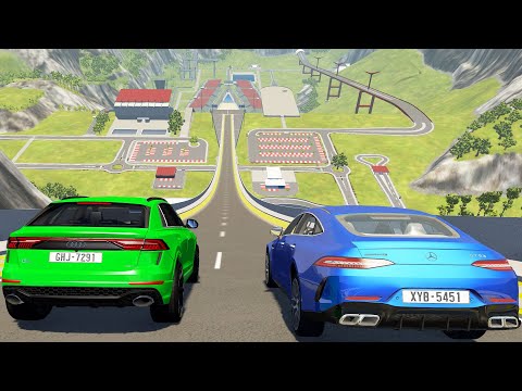 Big Ramp Jumps with Expensive Cars #2 - BeamNG Drive Crashes | DestructionNation